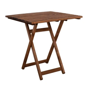 FOLDING Τραπέζι Βεράντας - Κήπου, Πτυσσόμενο, Οξιά, Βαφή Εμποτισμού Απόχρωση Καρυδί