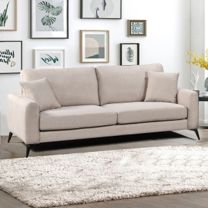 TIPO Kαναπές 3Θέσιος Σαλονιού- Καθιστικού, Ύφασμα Μπεζ