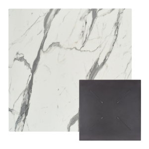 ΕΠΙΦΑΝΕΙΑ ΤΡΑΠΕΖΙΟΥ ΤΕΤΡΑΓΩΝΗ HPL FB95839.31 WHITE MARBLE 80x80εκ