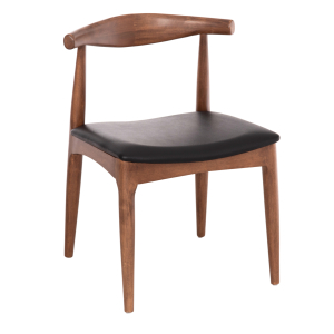 KΑΡΕΚΛΑ ΤΡΑΠΕΖΑΡΙΑΣ FB99947.03 RUBBERWOOD ΚΑΡΥΔΙ-ΜΑΥΡΟ PU 55x51x75Υεκ