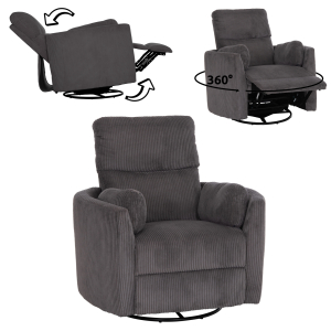 ΠΟΛΥΘΡΟΝΑ ΘΗΛΑΣΜΟΥ/RELAX FB93300.01 ΓΚΡΙ ΚΟΤΛΕ ΥΦΑΣΜΑ 100x90x100Υεκ