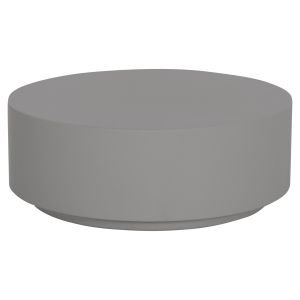 ΤΡΑΠΕΖΙ ΜΕΣΗΣ ΣΤΡΟΓΓΥΛΟ FB96579.01 ΓΚΡΙ FIBER CEMENT Φ90x34Υεκ.
