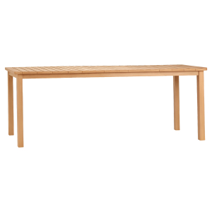 ΤΡΑΠΕΖΙ ΟΡΘΟΓΩΝΙΟ FB96616 ΞΥΛΟ TEAK--ΦΥΣΙΚΟ 200x100x75Υεκ.