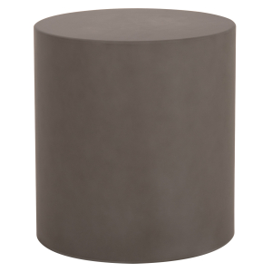 ΤΡΑΠΕΖΙ ΒΟΗΘΗΤΙΚΟ ΣΤΡΟΓΓΥΛΟ FB96592.01 ΓΚΡΙ FIBER CEMENT Φ40x43Υεκ.