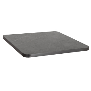 ΕΠΙΦΑΝΕΙΑ ΤΡΑΠΕΖΙΟΥ SINTERED STONE FB96655.05 GREY MARBLE--ΠΛΑΙΣΙΟ ALU ΓΚΡΙ 80x80εκ.
